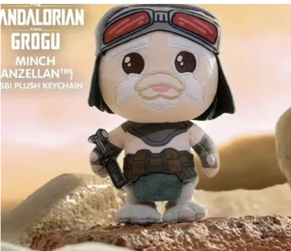 Disney x Cosbi x Star Wars Mandalorian & Grogu Plush Keychain/Charm, Minch, New
